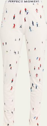 Perfect Moment Jacquard Base Layer Ski Leggings