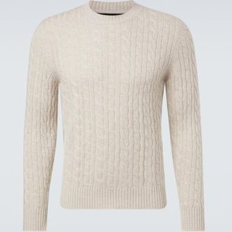 arch4 Pullover in cashmere a trecce