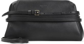 Moschino Schoudertas met riem - Dames - Schoudertassen - Zwart - ONE Size - Leer - Tassen