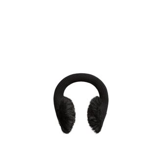 Moncler Moncler Wool Earmuffs, Women, Black, Size: One Size