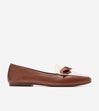 Cole Haan Womens Payson Soft Bow Loafers - Brown Size 7.5