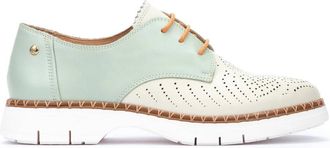 Pikolinos Henares Veter Schoenen - Dames - Veterschoenen - Groen - 35 EU - Leer - Schoenen
