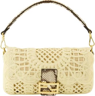 Fendi Mujer, Bolsos, Beige, Talla: ONE Size