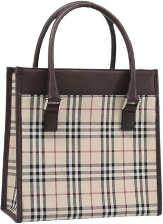 Burberry Borsa Tote Vintage Pre-owned - - Pre-owned - Donna - Beige - ONE SIZE