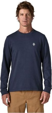 Patagonia L/S MW Hut Tripper Skyline T-Shirt Longsleeve f&uuml;r Herren | blau