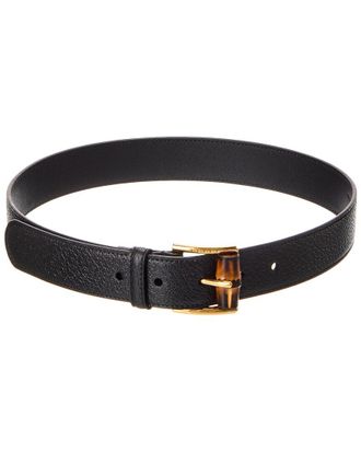 Gucci Gg Logo Leather Belt