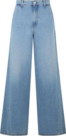 GCDS stonewashed jeans - unisex - Cotton - 28 - Blue