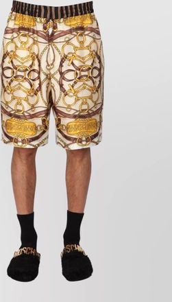 Moschino silk teddy tailored shorts