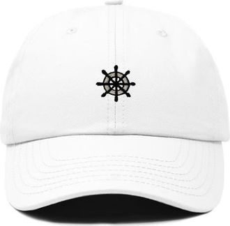 Dalix Ship Wheel Dad Hat in White at Nordstrom