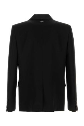 Alexander McQueen Mens Black Wool Blazer Giacche E Gilet