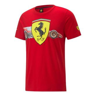 Puma Scuderia Ferrari Shield Tee Red 535851-02