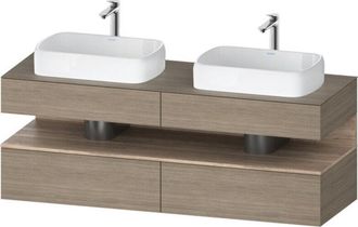 Duravit Qatego Consola Mueble Bajo Lavabo, 2 Extensiones, 2 - Duravit