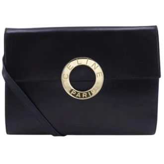 Celine Pre-owned Clutches, female, Black, Size: ONE SIZE Pre-owned Vintage Clutch Shoulder Bag