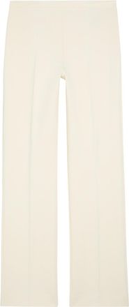 Another Tomorrow Straight-leg Jersey Trousers - White - 42 (UK10 / S)