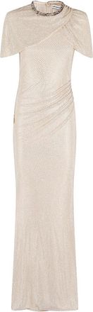 Self Portrait Dames, Jurken, Beige, Maat: XS Poliester