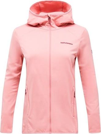 Peak Performance Light Zip Hood Fleecejacke f&uuml;r Damen | rosa