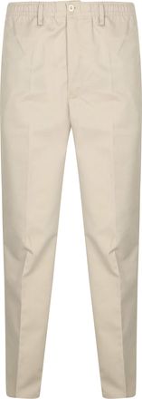 Generic MMK Mens Smart Rugby Trousers - Gents Full Elasticated Waist Band Casual Stretchy Bottoms Straight Leg Formal Office Work Pants (Stone, 38W/29L)