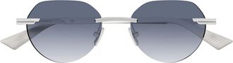Bottega Veneta Sunglasses Bv1379 S 004 Silver/Blue Men