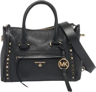 Michael Kors Pre-owned Handbags, female, Black, Size: ONE SIZE Pre-owned Leather Handbag