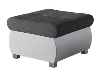Mirjan24 Reposapi&eacute;s Comfivo 122, Soft 017 + Lux 06, 39x60x60cm, Di&aacute;metro: 0, Cuero Ecol&oacute;gico + Tapiz, Patas: Metal, 0