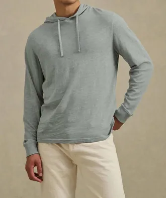 Velvet Fritz Textured Hoodie In Riptide