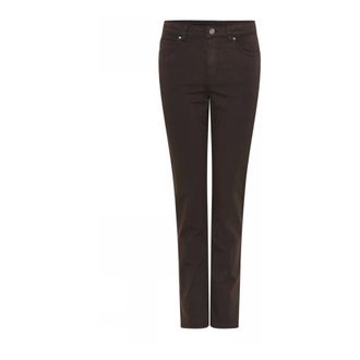 C.Ro Dames, Broeken, Bruin, Maat: XS