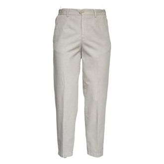 BRIGLIA 1949 Straight Trousers, male, Gray, Size: 2XL Pantaloni Portofino
