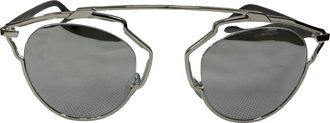 Dior Pre-owned Womens So Real APPDC Sunglasses in Silver Metal - One Size