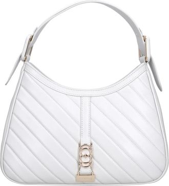 La Carrie Plumar Leren Tas - Dames - Schoudertassen - Beige - ONE Size - Leer - Tassen