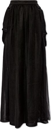 Max Mara Jedy Rok - Dames - Maxi Rokken - Zwart - XS - Katoen - Rokken