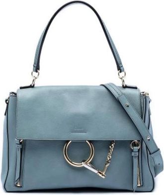 Chlo&eacute; Pre-owned Handbags, female, Blue, Size: ONE SIZE Pre-owned The Faye