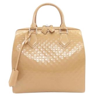 Louis Vuitton Pre-owned Vintage Damier Handtas - Dames - Pre-owned - Beige - Maat: ONE Size Leer