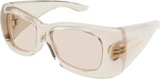Saint Laurent SL 901 Howl Zonnebril - unisex - Zonnebrillen - Beige - 61 MM - Nylon - Accessoires