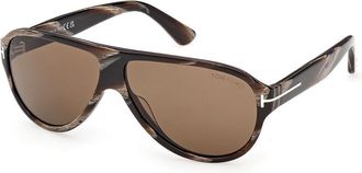 Tom Ford FT1336 SAMUELE-02 63J Mens Sunglasses Black Size 61