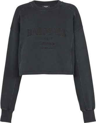 Balmain Mujer, Sudaderas, Gris, Talla: M