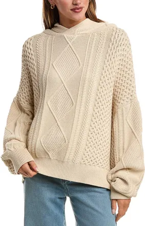 Free People Explorer Cable Hoodie