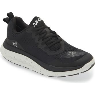 Keen WK400 Walking Sneaker in Black/White at Nordstrom Rack, Size 10