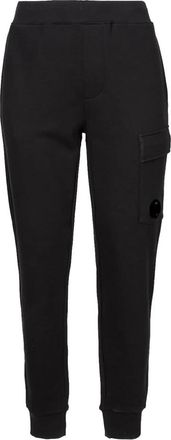 C.P. Company Diagonal Raised Fleece Trainingsbroeken - Heren - Sweatpants - Zwart - M - Katoen - Broeken