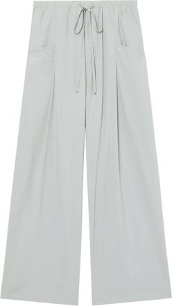Tout à Coup drawstring-waist wide-leg trousers - women - Polyester/Polyamide - S - Grey