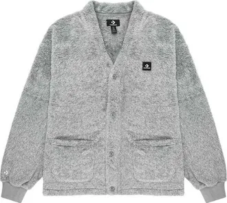 Converse Pile Fur Cardigan Asia Sizing Grey 10024057-A04