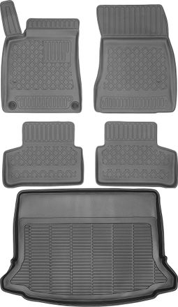 OEM Juego De Alfombrillas Para Coche Y Maletero Para Mercedes Clase A Iv W177 Hatchback (2018)