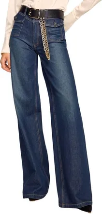 Ramy Brook Ciara High Waist Bootcut Jeans in Dark Fade at Nordstrom, Size 25