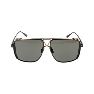 Linda Farrow Sunglasses, unisex, Black, Size: 64 MM Enzo Sunglasses