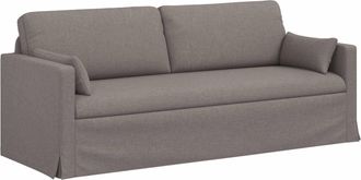vidaXL Sof&aacute; Taup&eacute; 198 X 78 X 80 Cm Tela Vidaxl