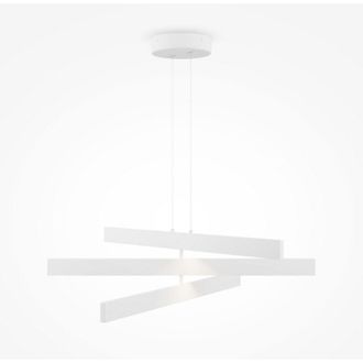 Maytoni Origami Moderna L&aacute;mpara De Techo Colgante Led Integrada De 3 Luces Blanca 4000k - Maytoni