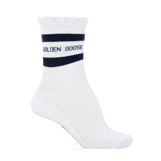 Golden Goose Calzini con logo - - Underwear - Donna - Bianco - L