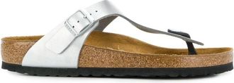 Birkenstock Gizeh Birko-Flor Sandalen - Dames - Slippers - Grijs - 41 EU - Schoenen
