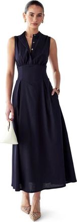 Willa Bexley Maxi Dress in Navy Blue at Nordstrom, Size 8