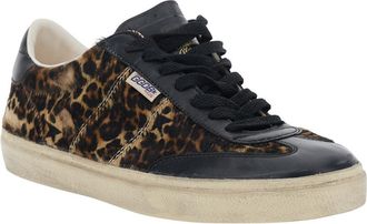 Golden Goose Mens Sneakers Soul-Star Brown Leather Cow Trainers