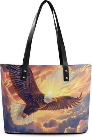 Generic U.S Bald Flyingeagles Tote Bags for Women Cute Shoulder Purses Handbags